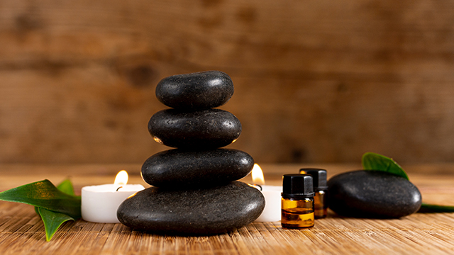 Hot Stone für Massage