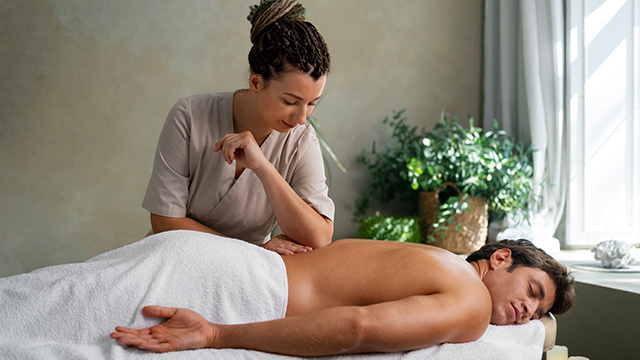 Klassische Massage Frau
